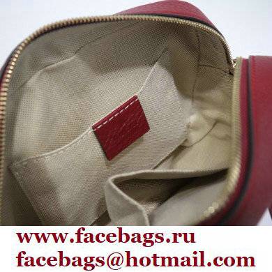 Gucci Soho Small Leather Disco Bag 308364 Dark Red