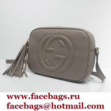 Gucci Soho Small Leather Disco Bag 308364 Etoupe