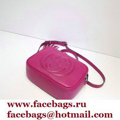 Gucci Soho Small Leather Disco Bag 308364 Fuchsia