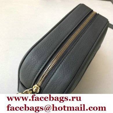Gucci Soho Small Leather Disco Bag 308364 Gray