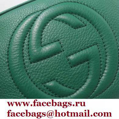 Gucci Soho Small Leather Disco Bag 308364 Green