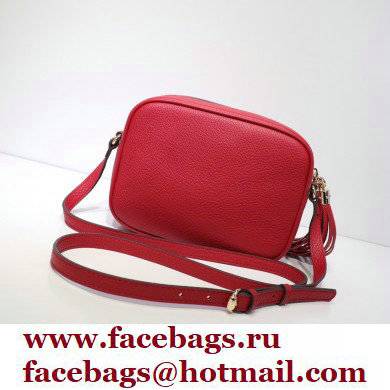 Gucci Soho Small Leather Disco Bag 308364 Red