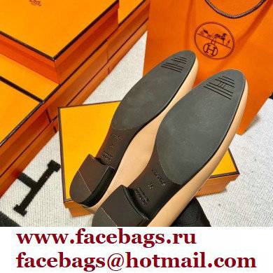 Hermes Leather royal Loafers tan