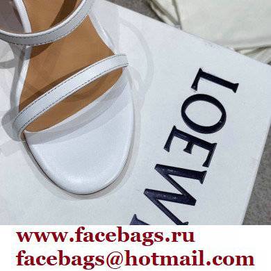 Loewe Nail polish sandals White/Red 2022 - Click Image to Close