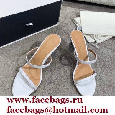Loewe Nail polish sandals White/Silver 2022