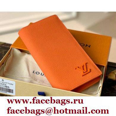 Louis Vuitton Aerogram leather Brazza Wallet M81153 Orange