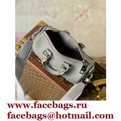 Louis Vuitton Aerogram leather Keepall XS Bag Gray