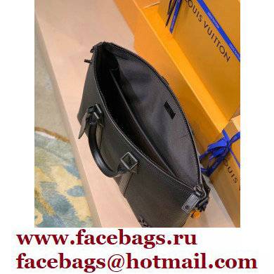 Louis Vuitton Aerogram leather Lock It Tote Bag M59158 Black