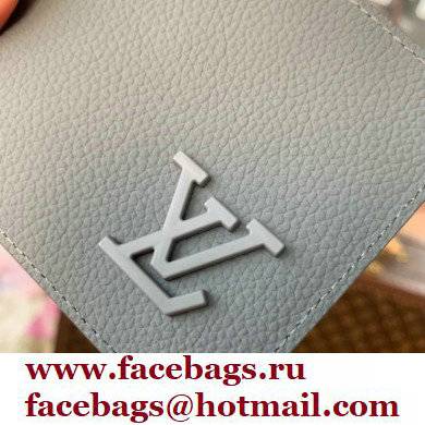 Louis Vuitton Aerogram leather Multiple Wallet M81026 Gray