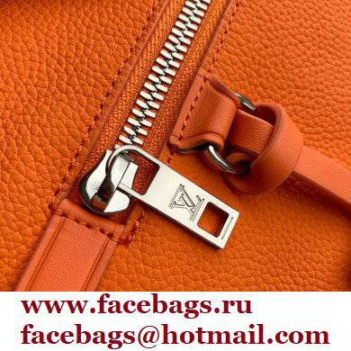 Louis Vuitton Aerogram leather Pochette Ipad Pouch Bag Orange