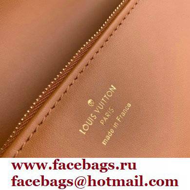 Louis Vuitton Calfskin Leather Swing Bag M20396 Brown