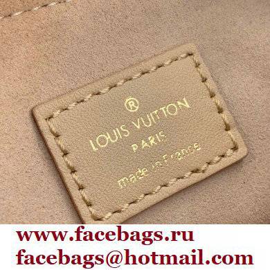 Louis Vuitton Damier Quilt lamb leather Pochette Troca Bag M59048 Beige