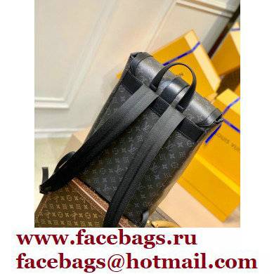 Louis Vuitton Monogram Eclipse canvas Saumur Backpack Bag M45913
