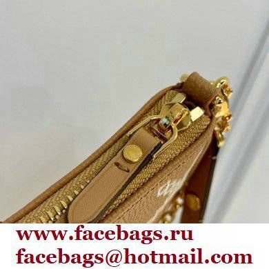 Louis Vuitton Monogram Empreinte Leather Easy Pouch On Strap Bag Embroidered Beige M81137 - Click Image to Close