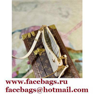 Louis Vuitton Monogram Empreinte Leather Easy Pouch On Strap Bag M81066 Creme White - Click Image to Close