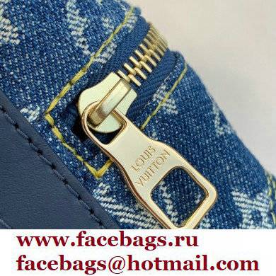 Louis Vuitton Monogram denim Japanese Cruiser Bag M45970 Blue