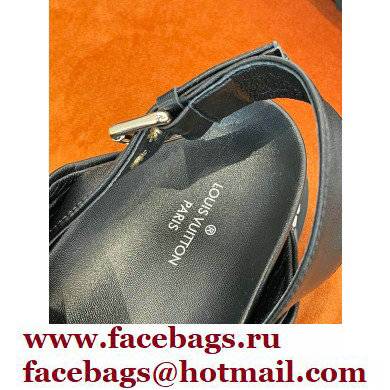 Louis Vuitton Paseo Flat Comfort Sandals Monogram-embossed Black 2022