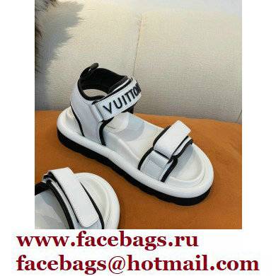 Louis Vuitton Pool Pillow Flat Comfort Sandals White 2022