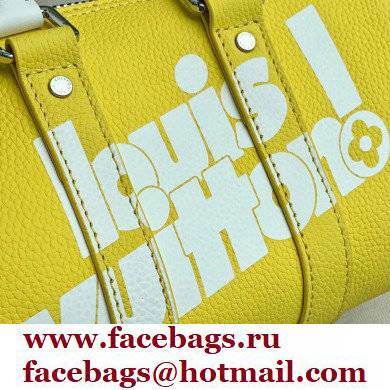 Louis Vuitton leather Keepall XS Bag Everyday LV M80842 Yellow
