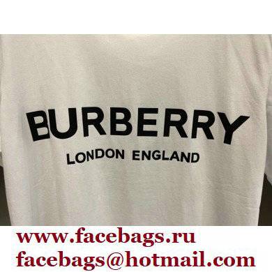 burberry logo printed T-shirt white 2022