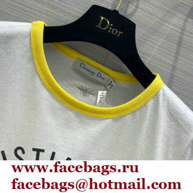 diorD-Jungle Pop yellow T-shirt 2022