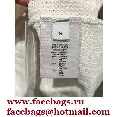 fendi logo printed knitted vest white 2022