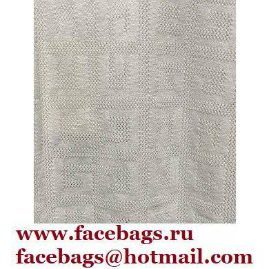 fendi logo printed knitted vest white 2022