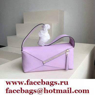 loewe Puzzle Hobo bag in nappa calfskin Bloom Orchid - Click Image to Close