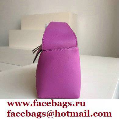 loewe Puzzle Hobo bag in nappa calfskin bright purple