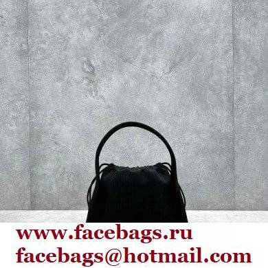 Alexander Wang Ryan Small Bag In Rib Knit Black 2022 - Click Image to Close