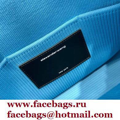 Alexander Wang Ryan Small Bag In Rib Knit Blue 2022