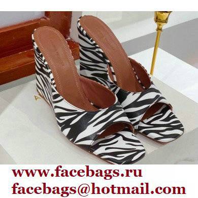 Amina Muaddi Heel 9.5cm Wedge Lupita Sandals 06 2022 - Click Image to Close