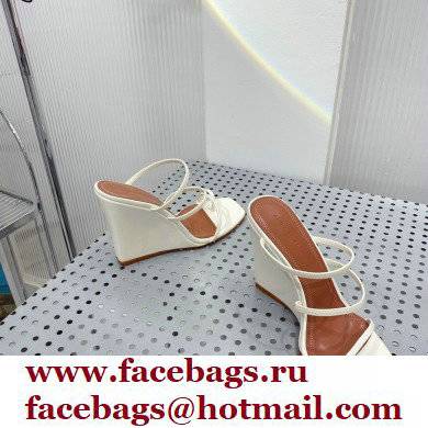 Amina Muaddi Heel 9.5cm Wedge Naima Sandals 01 2022 - Click Image to Close