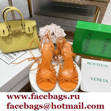 Bottega Veneta dot Heel sandals Orange 2022 - Click Image to Close