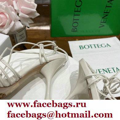 Bottega Veneta dot Heel sandals White 2022 - Click Image to Close