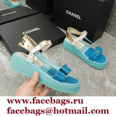 Chanel Lambskin Sandals G38880 01 2022 - Click Image to Close