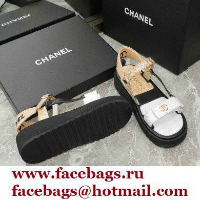 Chanel Lambskin Sandals G38880 02 2022 - Click Image to Close