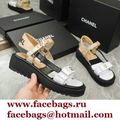 Chanel Lambskin Sandals G38880 02 2022
