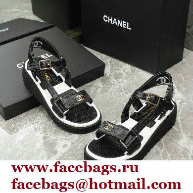 Chanel Lambskin Sandals G38880 04 2022 - Click Image to Close
