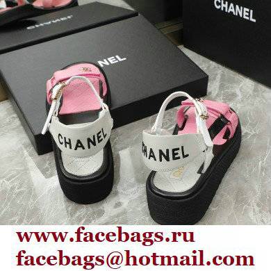 Chanel Lambskin Sandals G38880 05 2022 - Click Image to Close