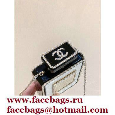 Chanel Lambskin and Plexi Perfume Bottle Evening Bag AS3263 in Original Quality White 2022 - Click Image to Close
