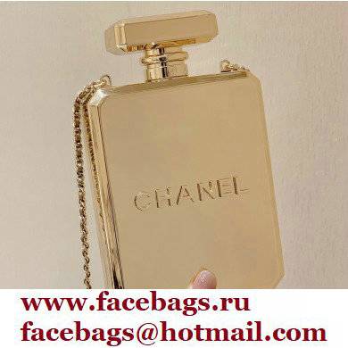 Chanel MetalPerfume Bottle Evening Bag AS3264 in Original Quality Gold 2022 - Click Image to Close