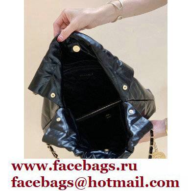 Chanel Shiny Calfskin CHANEL 22 Medium Handbag AS3261 in Original Quality Black/Gold 2022 - Click Image to Close