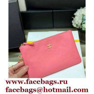 Chanel Shiny Calfskin CHANEL 22 Medium Handbag AS3261 in Original Quality Coral Pink 2022 - Click Image to Close
