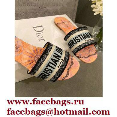 Dior Embroidered Cotton Dway Slides 02 2022 - Click Image to Close