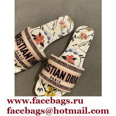 Dior Embroidered Cotton Dway Slides 08 2022 - Click Image to Close