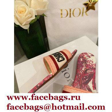 Dior Embroidered Cotton Dway Slides 12 2022