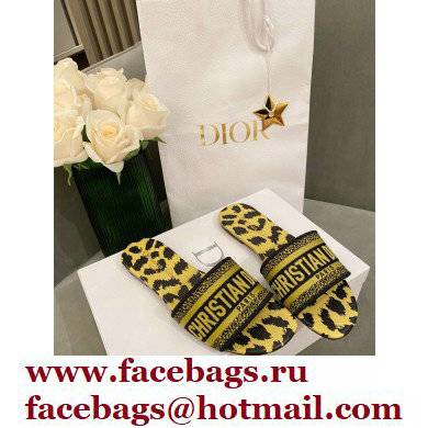 Dior Embroidered Cotton Dway Slides 13 2022 - Click Image to Close