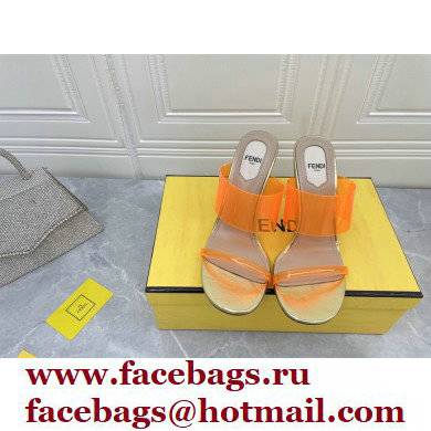 Fendi First Heel 9.5cm PVC TPU High-heeled Sandals 02 2022 - Click Image to Close