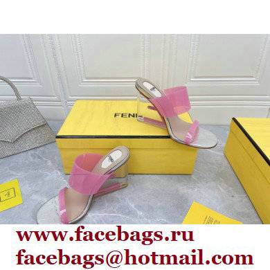 Fendi First Heel 9.5cm PVC TPU High-heeled Sandals 04 2022 - Click Image to Close